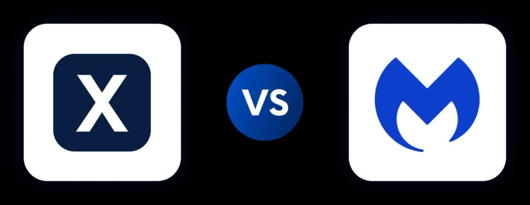 Comparison between Internxt and malwarebytes